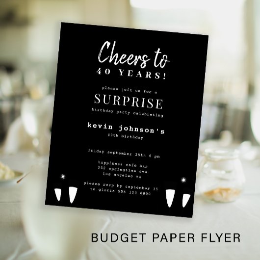 Begroting om het even welke man van de leeftijd ve flyer