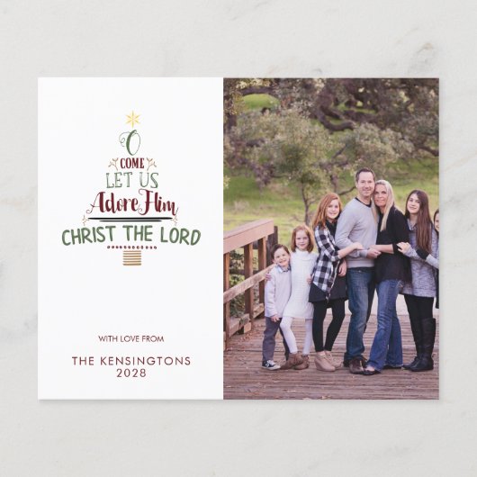 Begroting om mee te gaan Laat ons hem de kerstfoto (Voorkant)