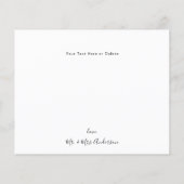 Begroting onze eerste kerstfotobrochure flyer (Achterkant)