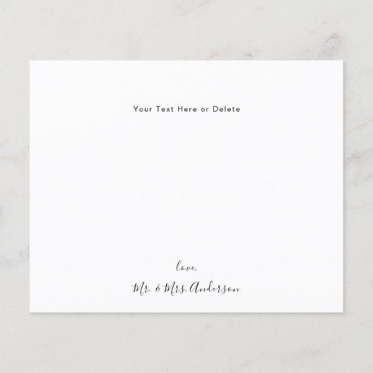 Begroting onze eerste kerstfotobrochure flyer (Achterkant)