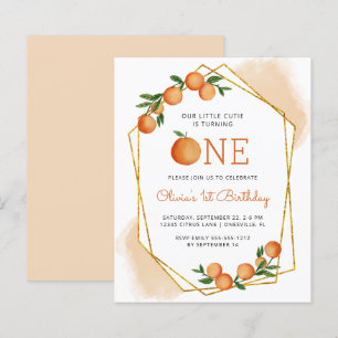 Begroting Oranje Eerste uitnodiging voor kleine be