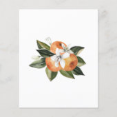 Begroting Oranje uitnodiging tot Baby shower van F (Achterkant)