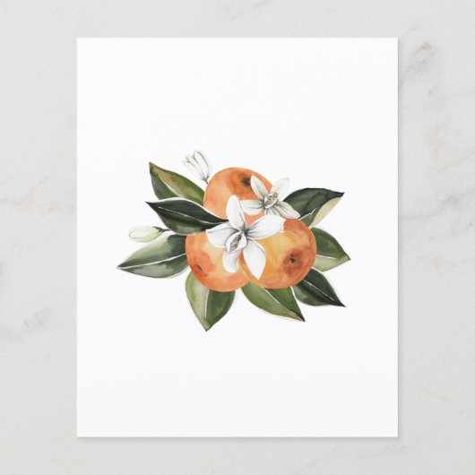 Begroting Oranje uitnodiging tot Baby shower van F (Achterkant)