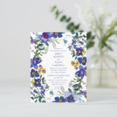 Begroting Paarse en witte orchidee (Staand voorkant)