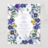 Begroting Paarse en witte orchidee (Voorkant)