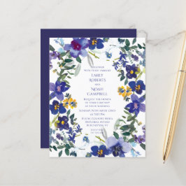 Begroting Paarse en witte orchidee