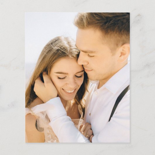 Begroting Paarse en witte orchidee Flyer (Achterkant)