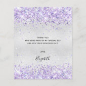 BEGROTING paarse feestdag bedankt (Achterkant)