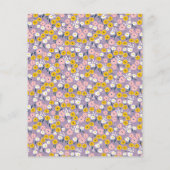 Begroting Paarse Voorjaarsuitnodiging voor het Bab (Achterkant)