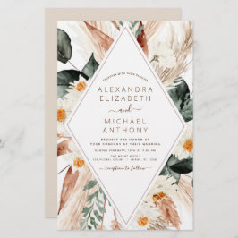 Begroting Pampas Grass Boho Eucalyptus Weddenschap