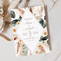 Begroting Pampas Grass Boho Eucalyptus Weddenschap