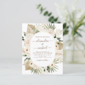 Begroting Pampas Grass Boho Eucalyptus Weddenschap (Staand voorkant)