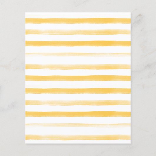 Begroting Pananas Waterverf Baby shower (Achterkant)