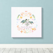 BEGROTING Passen getrouwd Huwelijkscadeaus Aangepa Canvas Afdruk (Insitu (Houten vloer))