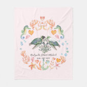 BEGROTING Passen getrouwd Huwelijkscadeaus Aangepa Fleece Deken (Voorkant)