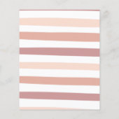 Begroting Pastel Pink Rainbow Boho First Birthday (Achterkant)