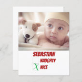 BEGROTING Persoonlijke ondeugendheid of Nice Kerst (Voorkant / Achterkant)