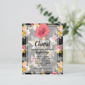 Begroting Pineapple Tropische Birthday-uitnodiging (Staand voorkant)