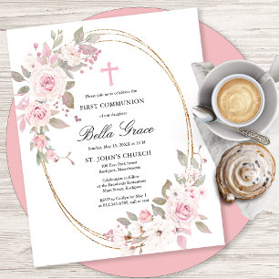 Begroting Pink Floral Eerste Heilige Communauteit