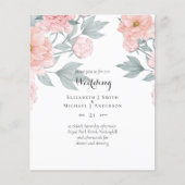 BEGROTING Pink Sage Peach Weddenschap (Voorkant)