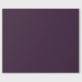 BEGROTING PLUM PURPLE Monochroom Template Cadeaupapier (Vlak)
