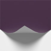 BEGROTING PLUM PURPLE Monochroom Template Cadeaupapier (Hoek)