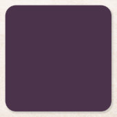 BEGROTING PLUM PURPLE Monochroom Template Kartonnen Onderzetters (Voorkant)