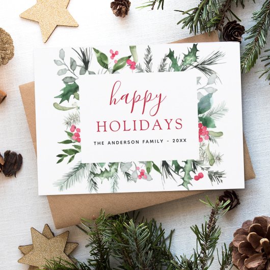 Begroting Prettige feestdagen kerstgrillenkaart