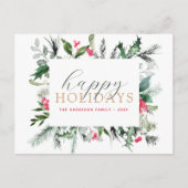 Begroting Prettige feestdagen kerstgrillenkaart (Voorkant)