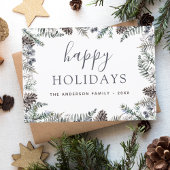 Begroting Prettige feestdagen kersttusty Blue Flyer