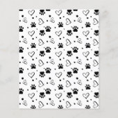 Begroting Prettige feestdagen van de Dog Pet-fotok (Achterkant)