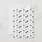 Begroting Prettige feestdagen van de foto van de D Notitiekaartje (Achterkant)