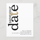 Begroting QR Code Black Gold Tekst White Opslagdat (Voorkant)