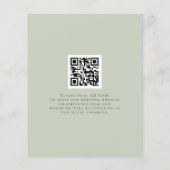 Begroting QR-code Eucalyptus Floral Weduwsdatum (Achterkant)
