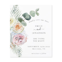 Begroting QR-code Eucalyptus Floral Weduwsdatum