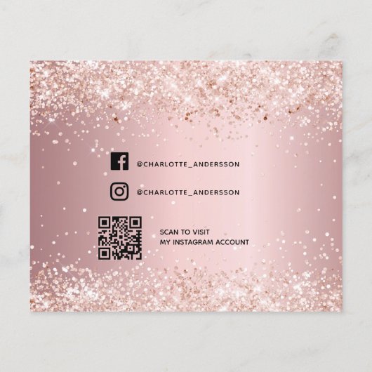 Begroting Quinceanera blush roze behalve datum (Achterkant)