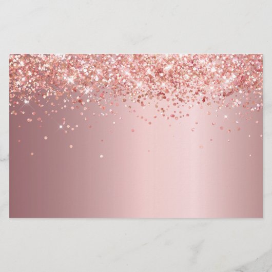 Begroting Quinceanera blush roze behalve datum (Achterkant)