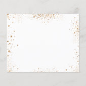 Begroting Quinceanera white gold save the date (Achterkant)