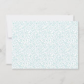 Begroting Rainbow Cloud Foto Kids Birthday Party Kaart (Achterkant)