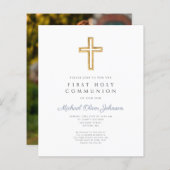 Begroting Religieuze Kruisjongen Eerste Communie (Voorkant / Achterkant)