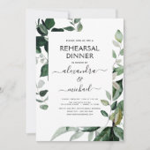 Begroting repetitie binnenste olievlak Greenery Kaart (Voorkant)