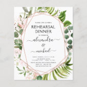 Begroting repetitie diner Eucalyptus Greenery Flyer (Voorkant)