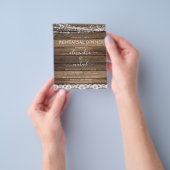 Begroting repetitief diner Rustic Farmhouse Flyer (Hand)