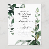 Begroting repetitief Dinner Foliage Greenery Elega Flyer (Voorkant)