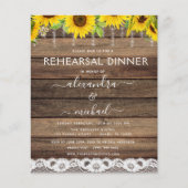 Begroting repetitief voor zonnescherm flyer (Voorkant)