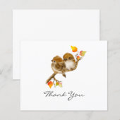 Begroting reservevogel Alle keren! Hartelijk dank (Voorkant / Achterkant)