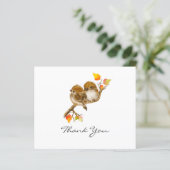 Begroting reservevogel Alle keren! Hartelijk dank (Staand voorkant)