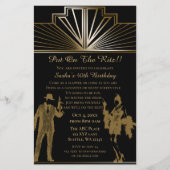 Begroting Roaring 20 gangster van het loopmeisje (Voorkant)