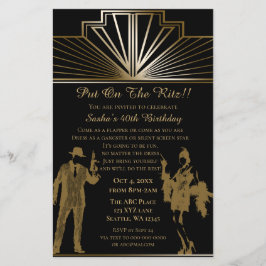 Begroting Roaring 20 gangster van het loopmeisje