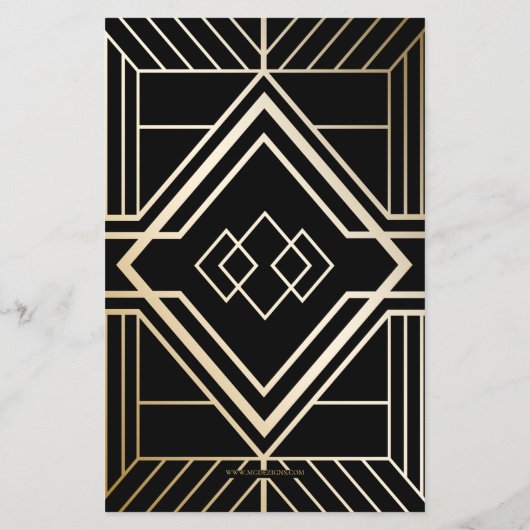 Begroting Roaring 20 gangster van het loopmeisje (Achterkant)